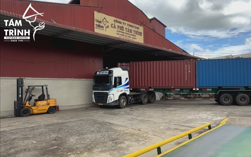 Tam Trinh Coffee is a reputable coffee processing and export factory.