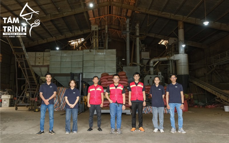 Tám Trình Coffee is a reputable coffee factory.